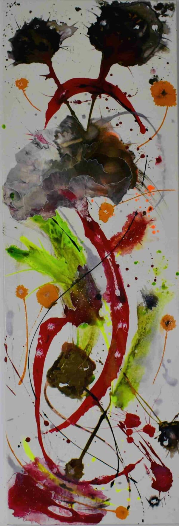 Toile peinture flowers