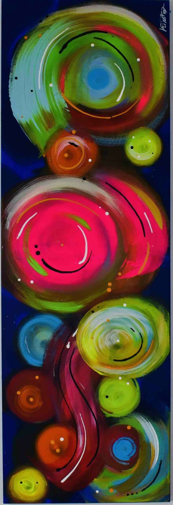Toile peinture psychedelic