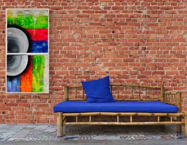 Toile peinture reflet