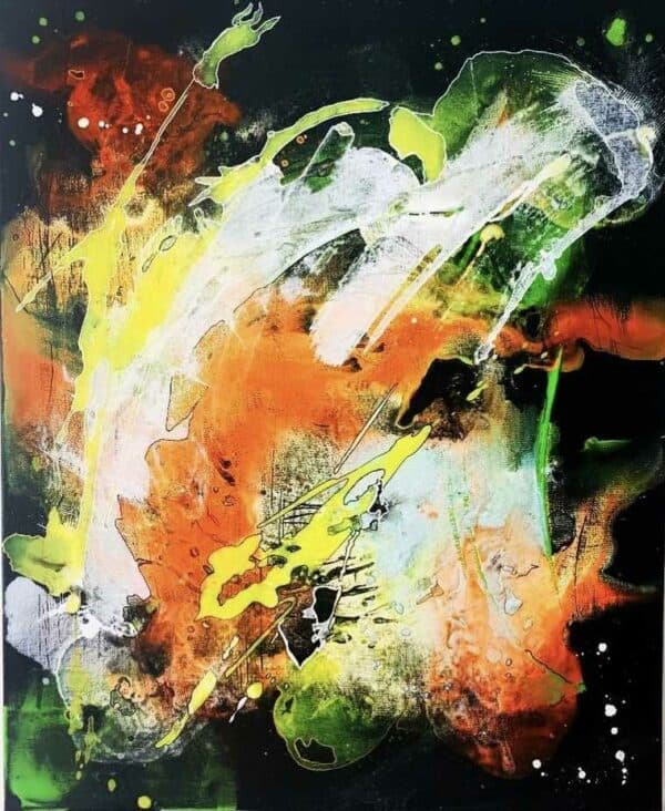 Toile peinture the night 11