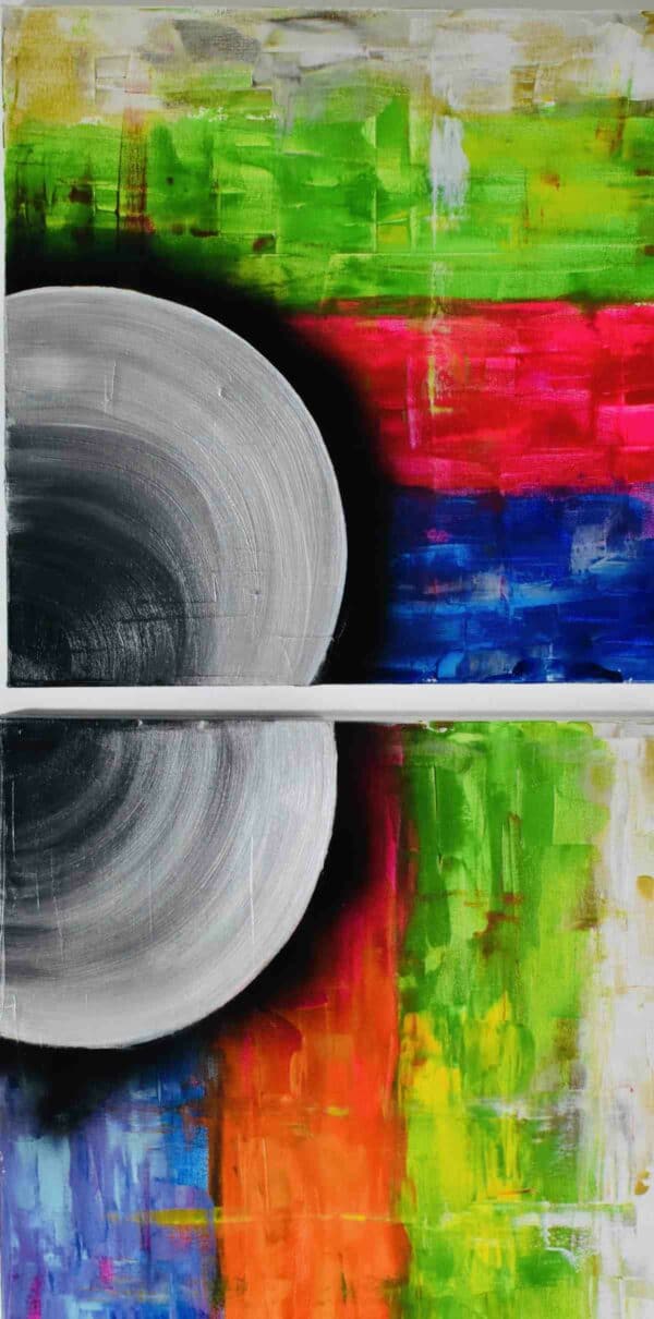 Toile peinture reflet 1