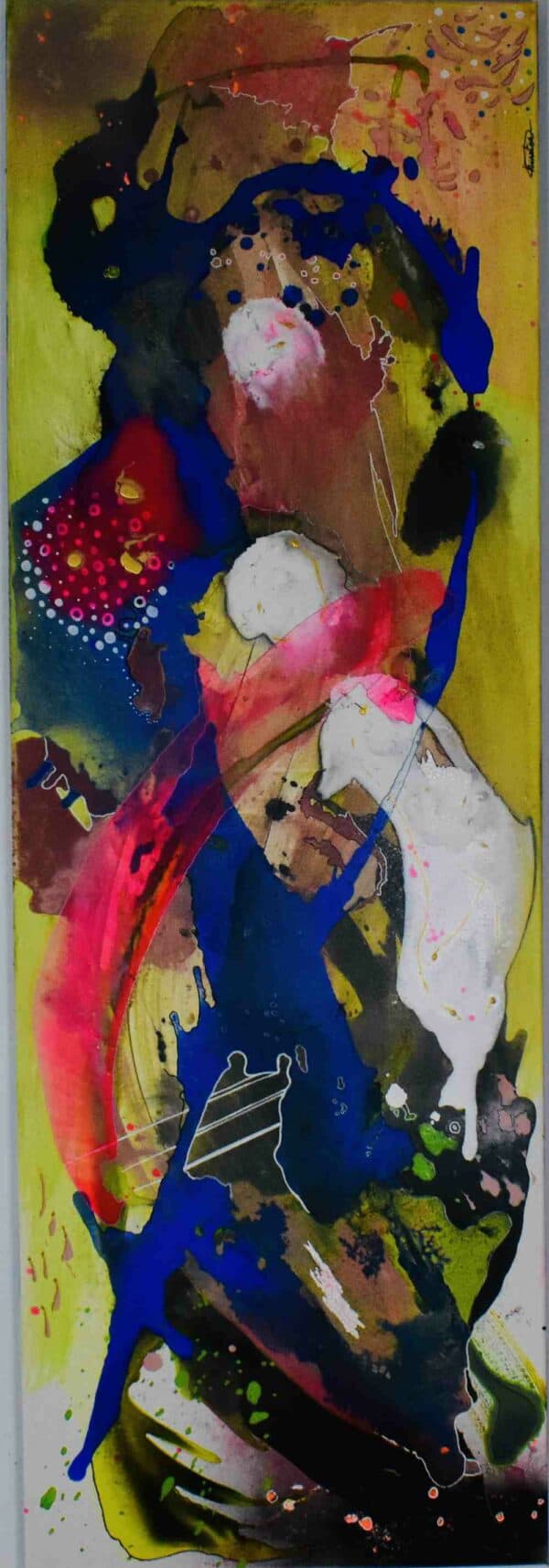 Toile peinture The time 2